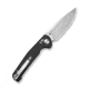 SENCUT Glenspar Folding Knife, 3.45in, 9Cr18MoV, Clip Point Blade, G10 Black Handle, S25046-2