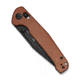 SENCUT Glenspar Thumb Stud &amp; Crossbar Lock Knife Brown Canvas Micarta Handle 3.45inch Black 9cr18mov Blade