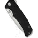 SENCUT Skarnax Flipper/thumb Stud Folding Knife 3.79inch Satin 9cr18mov Drop Point Plain Edge Blade, Black G10 Handle - S24025-1