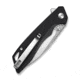 SENCUT Stratex Flipper &amp; Thumb Stud Knife Black G10 Handle 3.17inch Satin Finished 9cr18mov Blade