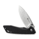 SENCUT Stratex Flipper &amp; Thumb Stud Knife Black G10 Handle 3.17inch Satin Finished 9cr18mov Blade
