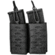 Sentry Gunnar AR/AK Double Side By Side Rifle Mag Pouch, Black, Double, 25AC29BK