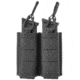 Sentry Gunnar Side By Side Double Pistol Mag Pouch, 10mm/.45 Caliber, Black, Double, 25NP17BK