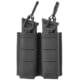 Sentry Gunnar Side By Side Double Pistol Mag Pouch, 10mm/.45 Caliber, Black, Double, 25NP17BK