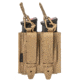 Sentry Gunnar Side By Side Double Pistol Mag Pouch, 10mm/.45 Caliber, Coyote Brown, Double, 25NP17CB