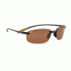 Serengeti Nuvola Single Vision Rx Sunglasses, Shiny Brown Frame 7360