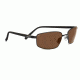 Serengeti Agazzi Sunglasses - Satin Black Frame, Polar PhD Drivers Lenses 7563