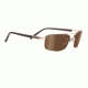 Serengeti Pareto Sunglasses - Satin Gold Frame, Polar PhD Drivers Gold Lenses 7571