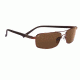 Serengeti Pareto Sunglasses - Shiny Light Brown Frame, Polar PhD Drivers Lenses 7572