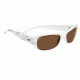 Serengeti Chloe Sunglasses - Shiny Silver Zebra Frame, Drivers Lenses 7626