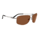 Serengeti Sassari Sunglasses - Shiny Gunmetal Frame, Drivers Lenses 7666