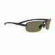 Serengeti Strato Sunglasses - Satin Black Frame, Polar PhD 555nm Lenses 7680