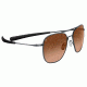 Serengeti Aerial Single Vision Prescription Sunglasses, Shiny Gunmetal Frame-7977SV