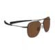 Serengeti Aerial Single Vision Prescription Sunglasses, Satin Black Frame-7975SV