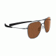 Serengeti Aerial Single Vision Prescription Sunglasses, Shiny Hematite Frame-7979SV