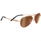 Serengeti Brando Single Vision Rx Sunglasses Velvet Gold Frame 7700