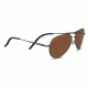 Serengeti Carrara Small, Polarized Drivers, Aviator , Unisex, Shiny Gunmetal, Small 8555