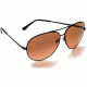Serengeti Aviator Sunglasses - Large, Black Frame, Drivers Gradient Lenses 5222