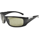 Serengeti Fasano Sunglasses - Shiny Black Frame, Polar PhD 555 Lenses 7704