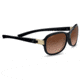 Serengeti Isola Progressive Prescription Sunglasses, Shiny Black / Satin Brass Frame, Polarized, Photochromic, 8578PR