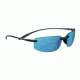 Serengeti Lipari Sunglasses, Shiny Hematite Frame, Polar PhD 555nm Blue Lens, 8262