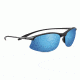 Serengeti Maestrale Sunglasses, Metallic Black Frame, Polar PhD 555nm Blue  Lens, 8122