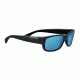 Serengeti Merano Sunglasses, Satin /Shiny Black Frame, Polarized 555nm Blue  Lens, 8267