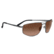 Serengeti Modugno Progressive Prescription Sunglasses, Shiny Dark Gunmetal Frame, Photochromic, 8408PR