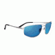 Serengeti Modugno Sunglasses, Satin Silver, Polarized 555nm Blue, 8409