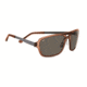 Serengeti Nunzio Single Vision Prescription Sunglasses, Crystal Dark Brown Frame-7834SV
