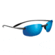 Serengeti Nuvola  Sunglasses, Metallic Black Frame, Polar PhD 555nm Blue  Lens, 8129