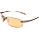 Serengeti Nuvola Sunglasses - Satin Dark Brown/Shiny Cognac Frame, Polar PhD Drivers Gold Lenses 7717