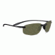 Serengeti Nuvola Sunglasses - Shiny Black Frame, Polar PhD 555 Lenses 7718