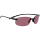 Serengeti Nuvola Sunglasses - Shiny Black Frame, Polar PhD Sedona Lenses 7720