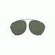Serengeti Palmiro Clip Sunglasses, Satin Black Frame, Polar PhD 555nm Lens, 8056