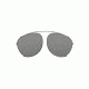 Serengeti Palmiro Clip Sunglasses, Shiny Dark Gunmetal Frame, Polar PhD CPG Lens, 8058