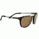 Serengeti Palmiro Single Vision Prescription Sunglasses, Satin Black Frame, Polarized, Photochromic, 8052SV