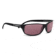 Serengeti Pisa Sunglasses, Shiny Black Frame, Polarized Sedona Lens, 8273