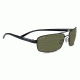 Serengeti San Remo Single Vision Rx Sunglasses - Satin Black/Gray Stripe Frame 7604