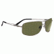 Serengeti Sassari Single Vision Prescription Sunglasses, Satin Gunmetal Frame-7669SV