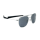 Serengeti Sortie Sunglasses,Shiny Silver Frame,555nm Square Lens 7844