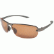 Serengeti Strato Sunglasses-Shiny Dark Gunmetal Frame Polar PhD Drivers Lenses 7682