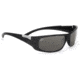 Serengeti Fasano Sunglasses, Shiny Black Frame, Polarized PhD CPG Lens 7394
