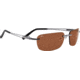 Serengeti Piers Sunglasses, Shiny Gunmetal Frame, Polar PhD Drivers Lens 7344