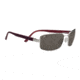 Serengeti Tosca Progressive Prescription Sunglasses, Shiny Silver/Deep Red Brown Laser Frame-7795PR