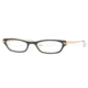 Sferoflex SF1543B Progressive Eyeglasses, Top Black Cream Striped Frame / 50 mm Prescription Lenses, C475-5019