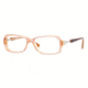 Sferoflex SF 1544 Eyeglasses Styles Top Striped Pink On Yellow Tr. Frame w/Non-Rx 53 mm Diameter Lenses, C406-5315