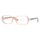Sferoflex SF1547 SV Prescription Eyeglasses, Top Striped Pink On Yellow Tr. Frame / 52 mm Prescription Lenses, C406 5216