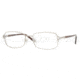Sferoflex Eyeglasses SF2551B with No-Line Progressive Rx Prescription Lenses, Select Frame Color / Lens Diameter Gold White Frame / 53 mm Prescription Lenses