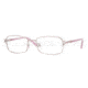 Sferoflex Eyeglasses SF2551B with No-Line Progressive Rx Prescription Lenses, Select Frame Color / Lens Diameter Light Pink Frame / 53 mm Prescription Lenses